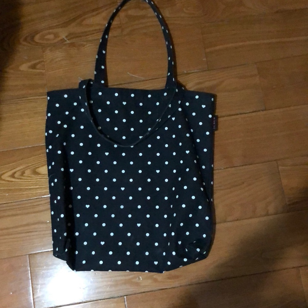 Jcrew polka heart tote